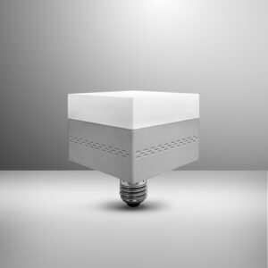 Foco cubo LED 18W socket E27 IP20 Gris - Luz fría <b>145622</b>