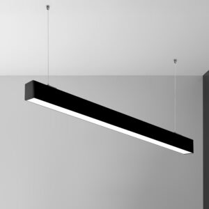 Artefacto Lineal LED 40W para suspender /adosar IP20 PF0.90 Negro - Luz día <b>145705</b>
