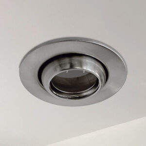 Spot circular dirigible GU10 Máx.50W para empotrar IP20 Niquel <b>144603</b>