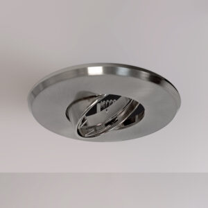 Spot circular GU10 Máx.50W para empotrar Plata <b>144618</b>