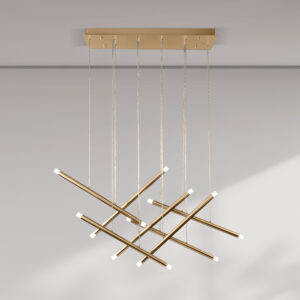Colgante Aves LED 31W IP20 Champagne - Luz cálida <b>146160</b>