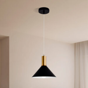 Colgante Delta Máx.40W socket E27 IP20 Negra <b>146513</b>