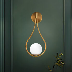 Aplique Gota Máx.40W socket E27 IP65 Dorado <b>146524</b>