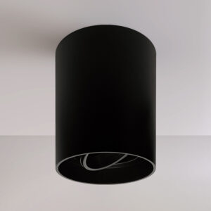 Spot Cilindro GU10 Máx.50W para adosar IP20 Negro <b>146506</b>