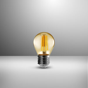 Foco vintage G45 5W socket E27 Ambar - Luz cálida <b>146679</b>