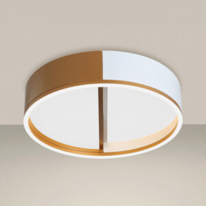 Plafón Duo LED 37W IP20 Blanco/Dorado - Luz cálida <b>147341</b>