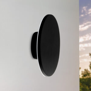 Aplique Eclipse LED 15W IP65 Negro – 3 Tonos de Luz cálida /neutra /fría <b>147491</b>