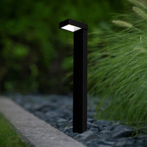 Poste LED 10W IP65 Negro - Luz cálida <b>147546</b>