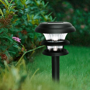 Estaca Aros Solar 0.06W IP54 Negro - Luz cálida <b>147422</b>
