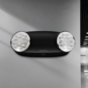 Lámpara de emergencia LED 2X1.2W IP20 PF0.90 Negro - Luz fría <b>147921</b>