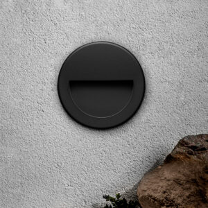 Luz guía LED 3W 200LM IP65 Negro - Luz cálida 148156