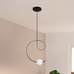 Colgante LED Viena 6W 240Lm Negro - Luz cálida 148440