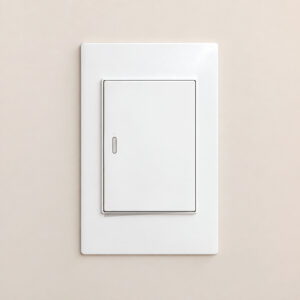 Interruptor unipolar simple VETRIX blanco 10AX/250V<b>148765</b>