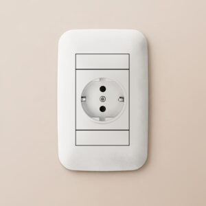 Tomacorriente Schuko (2P+T) VISTA blanco 16A/250V <b>148894</b>
